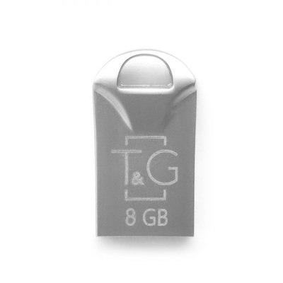 USB флеш-накопичувач T&amp;G 8gb Metal 106 Колір Сталевий 1931472584752 фото