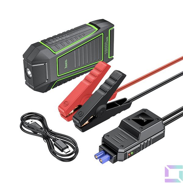 Универсальная Мобильная Батарея Hoco QS1 Jump Starter/Power Bank(10000mAh) Цвет Черный 6942007611435 фото