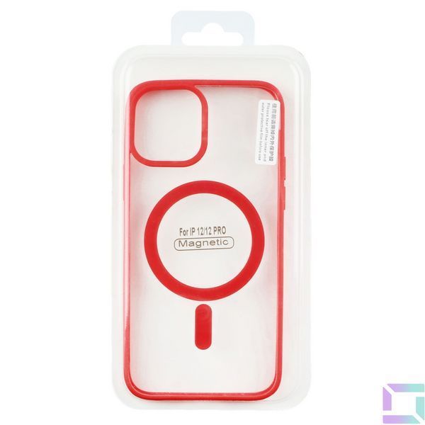 Чехол TPU Color with Magsafe для iPhone 12/12 Pro Black 2020000326144 фото