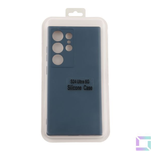 Чохол Silicone Cover Full Camera (A) для Samsung Galaxy S24 Ultra 5G (S928) 08.Dark Blue 2020000394730 фото