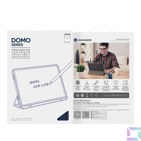 Чехол Dux Ducis Domo для Samsung Tab S11 (X730/X736B) with S Pen Holder & Auto Sleep Wake Black 2020000510079 фото