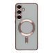 Чехол TPU Metallic Full Camera with Magsafe для Samsung Galaxy S24+ 5G (S926) Rose Gold 2020000401896 фото 1