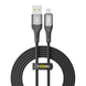 Кабель USB YOKI SOLID YK-SO15 Lightning 2.4A 2m Чорний 6907858579310 фото 2