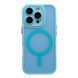 Чохол TPU+PC Magnetic Matte Camera Lens with Magsafe для iPhone 16 Pro Blue 2020000459286 фото