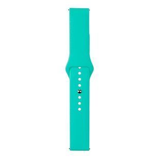 Ремешок Универс 20mm Silicone Original Button Design для Samsung/Amazfit/Huawei Spearmint Green 2020000420965 фото