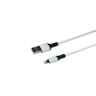 Кабель USB Borofone BX84 Lightning 2.4A Білий 6974443386776 фото