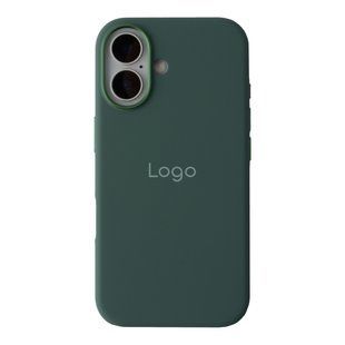 Чохол Silicone Case Metal Buttons (AA) для iPhone 16 Egg lime 2020000452362 фото