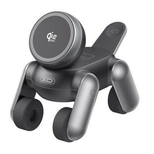 Бездротовий Зарядний Пристрій XO D6 4-in-1 Qi2.2 25W For iP Watch Чорний 6942742001706 фото