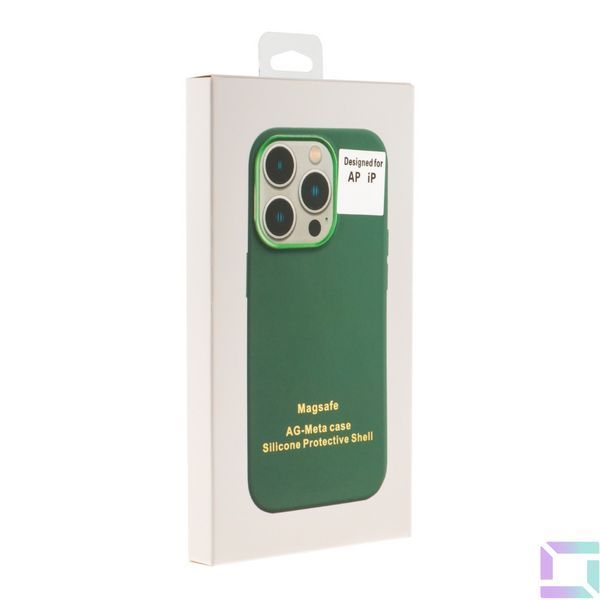 Чехол Silicone Case Metal Buttons (AA) для iPhone 16 Egg lime 2020000452362 фото