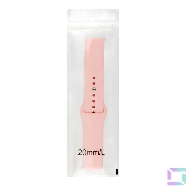 Ремінець Универс 20mm Silicone Original Button Design для Samsung/Amazfit/Huawei Spearmint Green 2020000420965 фото
