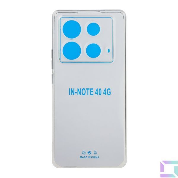 Чехол TPU Virgin Full Camera для Infinix Note 40 Transparent 2020000439332 фото