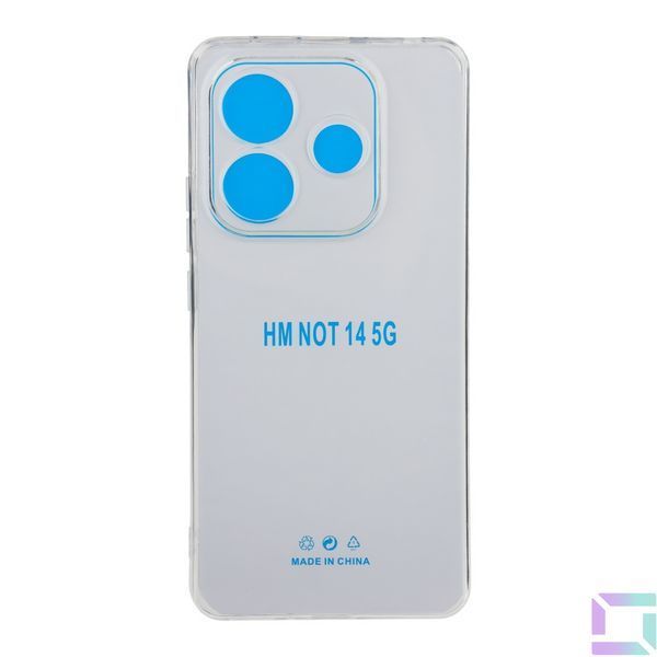Чехол TPU Virgin Full Camera для Xiaomi Redmi Note 14 5G Transparent 2020000431916 фото