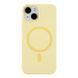 Чехол Glow Silicone Case with Magsafe для iPhone 14 Yellow 2020000455004 фото