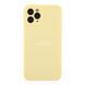 Чехол Silicone Case Square Full Camera для iPhone 11 Pro 60.Crem Yellow 2020000281559 фото
