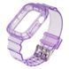 Ремінець для Apple Watch Band Color Transparent + Protect Case 40/41 mm Lilac 2020000256793 фото