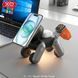 Бездротовий Зарядний Пристрій XO D6 4-in-1 Qi2.2 25W For iP Watch Чорний 6942742001706 фото
