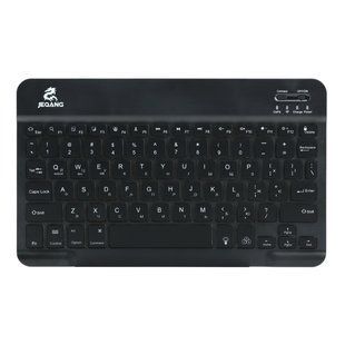 Клавиатура беспроводная JEQANG JB-332 (JB-330) bluetooth backlight Черный 2020000377504 фото