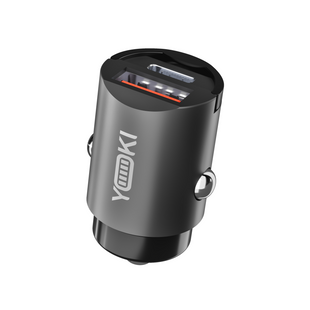 Авто Зарядное Устройство Yoki YK-ICC30ACT IronMini Type-C + USB PD&QC 30W Черный 6954950412564 фото