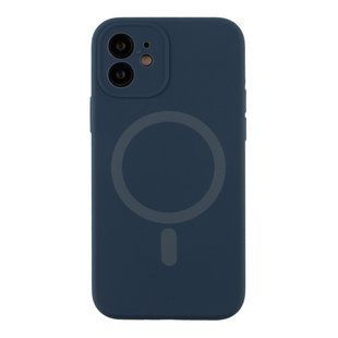 Чохол Glow Silicone Case Full Camera with Magsafe для iPhone 12 Dark blue 2020000456889 фото