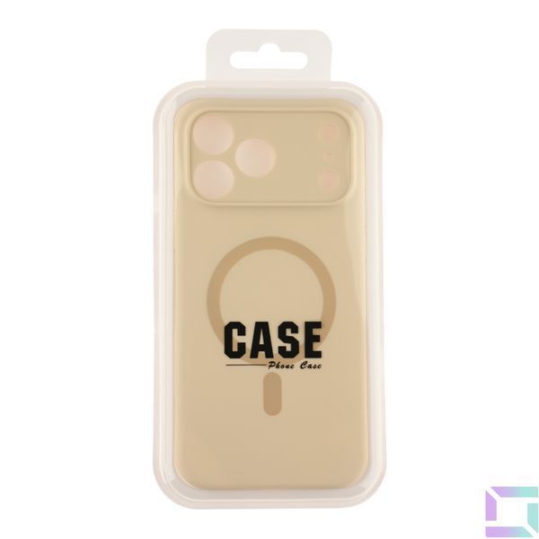Чохол Glow Silicone Case Full Camera with Magsafe для iPhone 18 Pro Antique white 2020000520191 фото