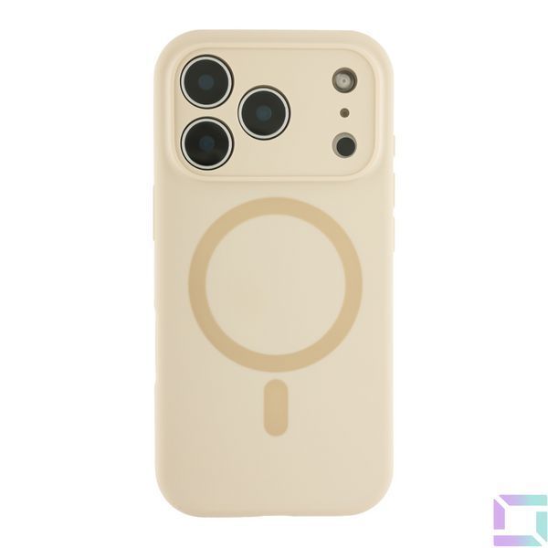 Чохол Glow Silicone Case Full Camera with Magsafe для iPhone 18 Pro Antique white 2020000520191 фото