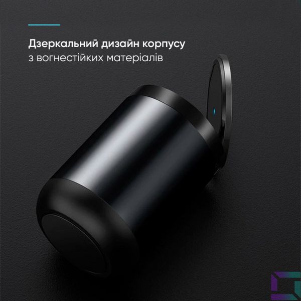 Попільничка Baseus Premium Car Ashtray Black (CRYHG01-01) 12351 фото