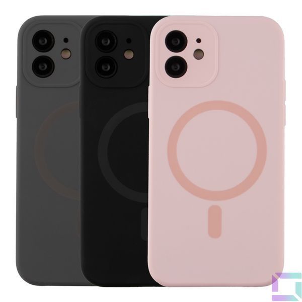 Чохол Glow Silicone Case Full Camera with Magsafe для iPhone 12 Dark blue 2020000456889 фото