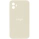 Чехол Silicone Case Full Size with Frame для iPhone 12 Цвет 11.Antique white 2020000244943 фото