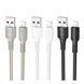 Кабель USB Borofone BX116 Lightning 2.4A Чорний 6941991119743 фото 2