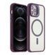 Чохол TPU+PC+Metal Stand Case with MagSafe and Camera Lenses для iPhone 12/12 Pro Dark Purple 2020000408116 фото 3