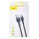 Кабель USB Baseus USB to Type-C 3A CATKLF-B Сіро-Чорний, G1 6953156278202 фото 2