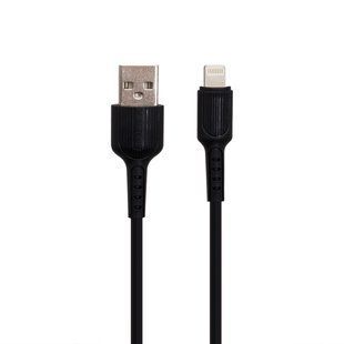 Кабель USB Borofone BX16 Lightning Чорний 6957531099512 фото