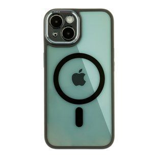 Чохол TPU+PC+Metal Calais with MagSafe для iPhone 14 Black 2020000405887 фото