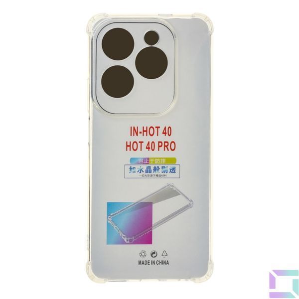 Чохол TPU Virgin Hard Full Camera для Infinix Hot 40 Pro Transparent 2020000438939 фото