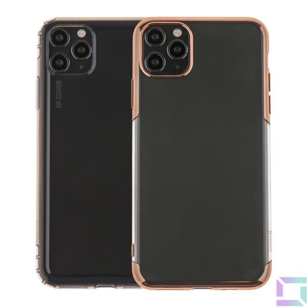 Чохол Baseus для iPhone 11 Pro Max ARAPIPH65S Transparent Black.SF01 6953156211247 фото