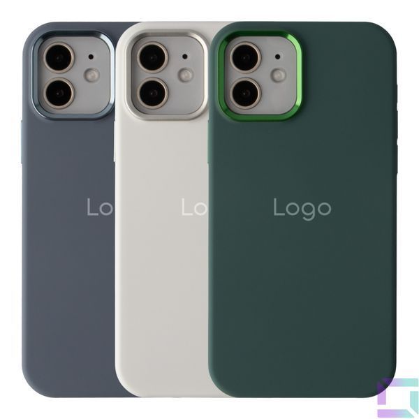 Чехол Silicone Case Metal Buttons (AA) для iPhone 12 Pro Max Purple 2020000452669 фото
