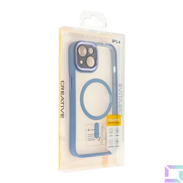 Чехол TPU+PC+Metal Calais with MagSafe для iPhone 14 Black 2020000405887 фото