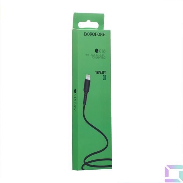 USB Borofone BX16 Lightning Черный 6957531099512 фото