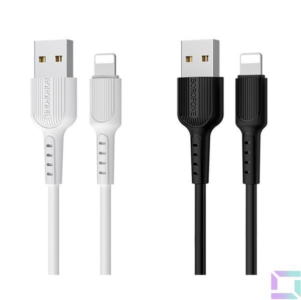 USB Borofone BX16 Lightning Черный 6957531099512 фото