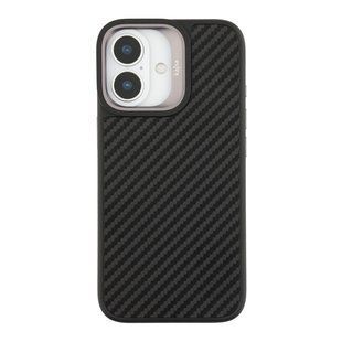 Чехол Kajsa Glamorous Collection Straw Mat Pattern with MagSafe для iPhone 17 Black 4894505237865 фото
