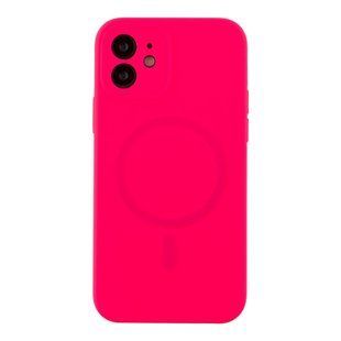 Чохол Glow Silicone Case Full Camera with Magsafe для iPhone 12 Hot pink 2020000456896 фото
