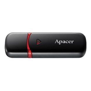 USB флеш-накопичувач Apacer AH333 64gb Чорний 4712389910707 фото