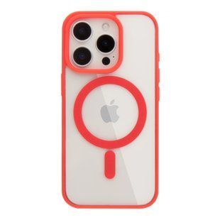 Чохол NEW TPU Color with Magsafe для iPhone 16 Pro Max Red 2020000457619 фото