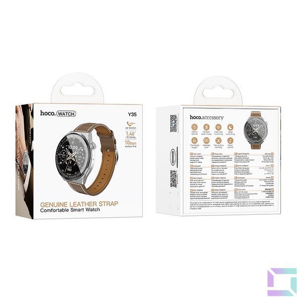 Смарт Часы Hoco Y35 Smart sports watch Стальной 6942007663656 фото
