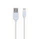 Кабель USB Borofone BX14 Type-C М'ята упаковка Білий 2020000338963 фото 1