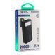 Універсальна Мобільна Батарея Power Bank Ridea RP-D20L+ Phoenix20+ PD/QC 3.0 20W digital display + lamp 20000 mAh Чорний 6902014450458 фото 2