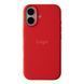 Чехол Silicone Case Metal Buttons (AA) для iPhone 16 Red 2020000452348 фото