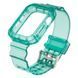 Ремінець для Apple Watch Band Color Transparent + Protect Case 40/41 mm Green 2020000256762 фото