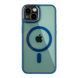 Чехол TPU+PC+Metal Calais with MagSafe для iPhone 14 Dark Blue 2020000405894 фото
