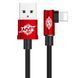 Кабель Baseus MVP Elbow CALMVP Lightning 1.5A 2m Червоний ,A09 6953156266834 фото 1